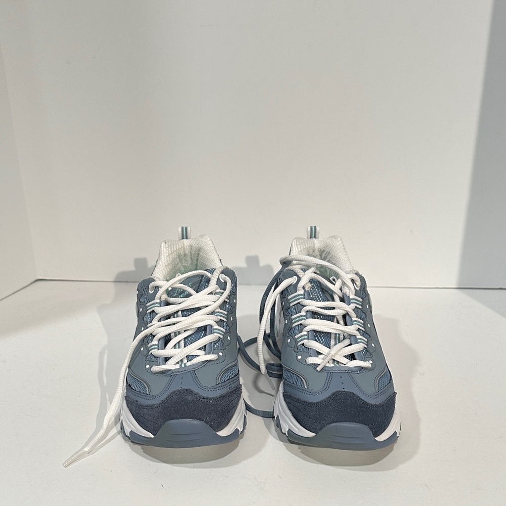 Skechers Gray and White Sneakers - Picture 3 of 5